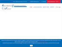 Tablet Screenshot of formaebenessere.it
